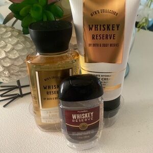 Bath and Bodyworks Whiskey Reserve Travel Size Gift Set Combo